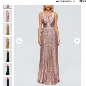 Sequins Bridesmaid Dress